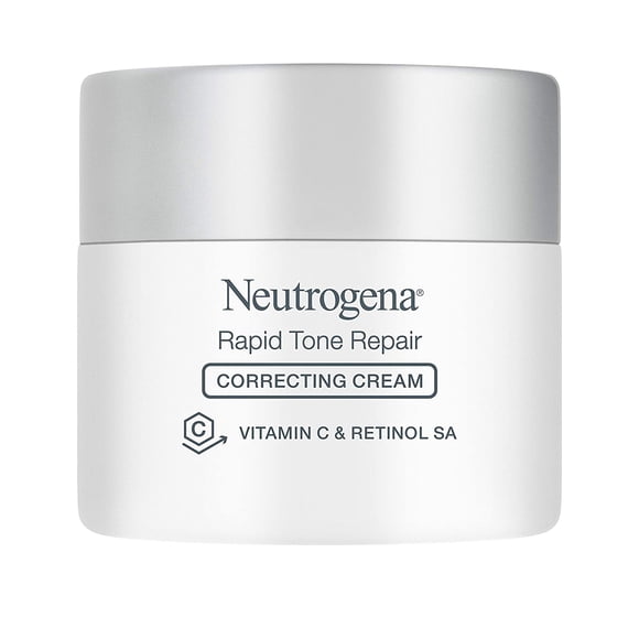 Crema de Noche Neutrogena Reparación Rápida de Tono Vitamina C Retinol y Ácido Hialurónico para Manchas Oscuras Arrugas 1.7oz