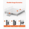 thumbnail image 5 of VEVOR Cable Railing Post, 36x1x2 Inch Level Deck Stair Posts, 1-Pack Stainless Steel Cable Handrail Post, Pre-Drilled Pickets with Mounting Bracket Stair Railing Kit, Silver, 1JZLGZXYS914I4BDB001V0, 5 of 9