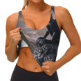 thumbnail image 3 of Balery Black Dragon Cliff Dawn Sujetadores deportivos con espalda cruzada para mujer, acolchados, sin costuras, de alto impacto, ideales para yoga, gimnasio, entrenamiento y fitness.-Medium, 3 of 8