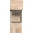 thumbnail image 2 of Ekena Millwork 7 1/2"W x 20"D x 20"H Olympic Block Smooth Bracket w/ Offset Brace, Douglas Fir, 2 of 25