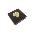 thumbnail image 4 of GoldGiftIdeas 24K Gold Plated Square Radha Krishna Photo Frame with Charan Paduka, Radhe Shyam Frame for Home Puja, Housewarming Return Gift (Pack of 20), 4 of 4