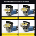 thumbnail image 4 of M14 Angle Grinder to Grooving Machine Adapter 125/150 Type Angle Grinder Polisher Power Tools, 4 of 7