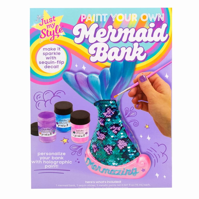 Olive Kids Mermaids Personalized Bookmark Set - Custom Name Bookmark With Tassel For Kids