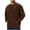 Brown, variant on Gytharion Men's Winter Sweatshirts Soft Comfy Long Sleeve Fleece Warm Sweatshirt Fall Solid Casual Crew Neck Pullover Top with Pocket