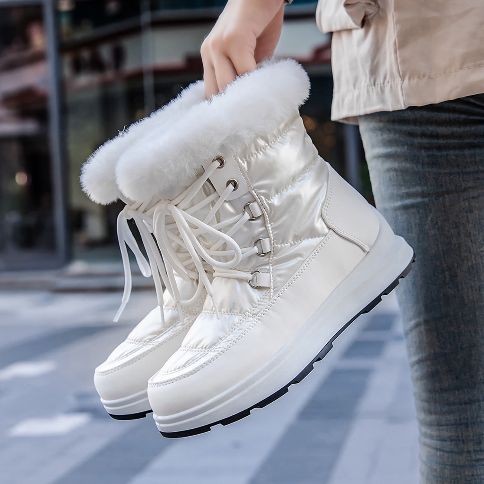 Shop snow boots women wide calf Cheap Sale