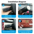 thumbnail image 3 of Controlador de Volante Multifuncional de Automóvil de Ruedas Botón de Control Del Volante Universal de 8 Clave, 3 of 7