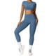 thumbnail image 2 of Ropa de yoga cepillada de primavera, ropa deportiva ajustada para correr y ropa deportiva de secado rápido para uso externo., 2 of 2