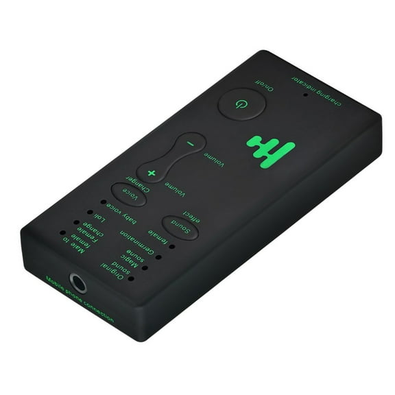 Mini Voice Changer for Online Gaming 7 Unique Voice Effects, Plug Play Convenience for Friends and Family Fun