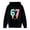 Black, variant on Kids Hoodies Sweatshirts 6 7 Six Seven Letter Sweatshirts Comfortable Girls' Printed Pullover Hoodie Soft Sweatshirt With Graphic Design For Play And School Wear Red 110(4-5 Years)