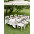 thumbnail image 5 of 54x80 Inch Outdoor Tablecloth with Umbrella Hole Zipper Rectangle Tropical Palm Tree Rectangular Tablecloths Outside Waterproof Summer Beach Botanical Patio Table Cloth Cover for Picnic Party, 5 of 8