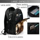thumbnail image 4 of Easygdp Cow With Butterflies Lilies Mochila para Laptop de Viaje con Puerto USB, Mochila para Laptop con Puerto de Carga USB para Mujeres y Hombres, 4 of 7