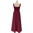 thumbnail image 6 of Women's Square Neck A-Line Maxi Dress Sleeveless Elegant Flowy Summer Graduation Dress, 6 of 8