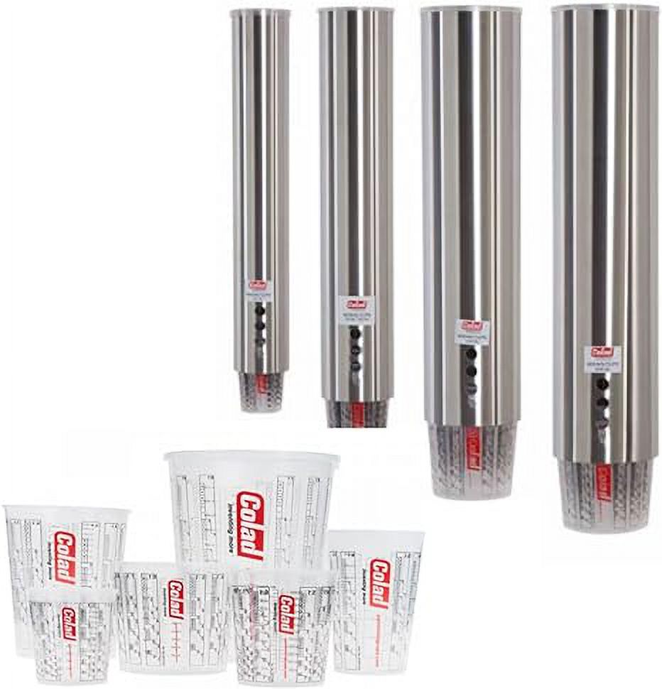 EMM Specialties SLS-94990350 350 ml Stainless Steel Dispenser