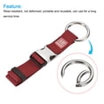 thumbnail image 4 of Uxcell Holder Suitcase Belt Luggage Straps, Red 2 Pack, 4 of 5