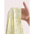 thumbnail image 6 of Yellow Floral Print Fit & Flare Mini Dress With Spaghetti Straps And Tie Front, 6 of 6