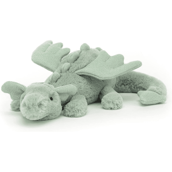 Remis à Neuf Jellycat Dragon Sauge Peluche, Petit 12 Pouces