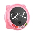 thumbnail image 1 of maskred Wireless Speaker Timing Device Space Saving Household Accessories Lightweight Multipurpose Music Player Alarm Clock Pink, 1 of 6
