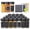 48, variant on 48 Pack Square Glass Spice Jars with Black Metal Caps 4oz Empty Seasoning Storage Containers