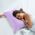 thumbnail image 3 of PiccoCasa Soft 1800 Microfiber Oxford Pillowcases 2Pcs, King Lavender, 3 of 8
