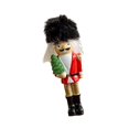 thumbnail image 1 of GUOOL Christmas Nutcracker Ornament Resin Decorative Statue for Table Home Holiday Black Hat, 1 of 9