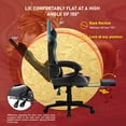 thumbnail image 3 of GTRACING Gaming Chair with Bluetooth Speakers and Footrest, Multi-color, 3 of 6