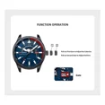 thumbnail image 2 of Relojes De Cuarzo De Silicona Para Hombre De Negocios Curren, 2 of 8