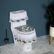 thumbnail image 1 of European Lace Toilet Cover With Zipper 3 Piece Bathroom Decorative Toilet Tank Cover, 1 of 6