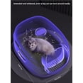 thumbnail image 5 of Enclosed Cats Litter Box with Lid and Scoop, Front Entry and Exit Large Size Anti-Splashing, Blue, 5 of 8