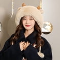 thumbnail image 2 of CoCopeaunts Beanie Hats for Women Winter Hat Beanie Knit Skull Cap Plush Warm Cute Elk Beanies Hat Winter Beanies Hat Christmas Hat, 2 of 7