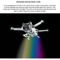 thumbnail image 5 of Mini 3 Pro Led Lights Landing Gear, Foldable Flash Colorful Rainbow Night Lights Landing Leg Compatible For DJI Mini 3 Pro Drone, 5 of 6
