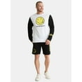 thumbnail image 2 of Nirvana Men's & Big Men's Smiley Graphic Crewneck Sweatshirt, Sizes XS-3XL, 2 of 5