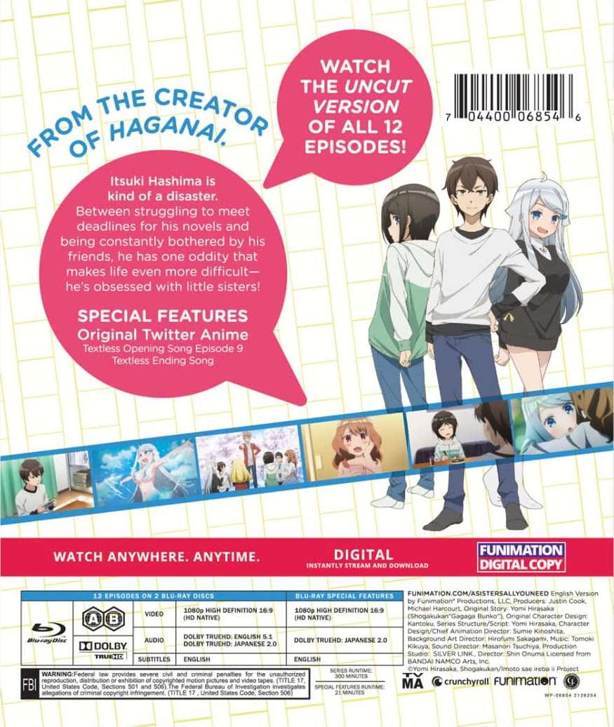 New A Sister's All You Need: The Complete Series (Blu-ray +
