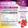thumbnail image 6 of Vitamin D3 Supplement Gummy 5000 IU (125 mcg) Dietary Vitamins D for Men & Women - Bone, Teeth, Muscle and Immune Health Support, High Potency VIT D3 Nature's Non-GMO & Gluten Free - 120 Gummies, 6 of 10