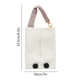 thumbnail image 3 of Bolsa para colgar con soporte de pañuelos para coche | Caja de papel montada en el coche | Organizador de almacenamiento para automóvil de tela | Decoración de interiores | Se adapta a pañuelos de, 3 of 6