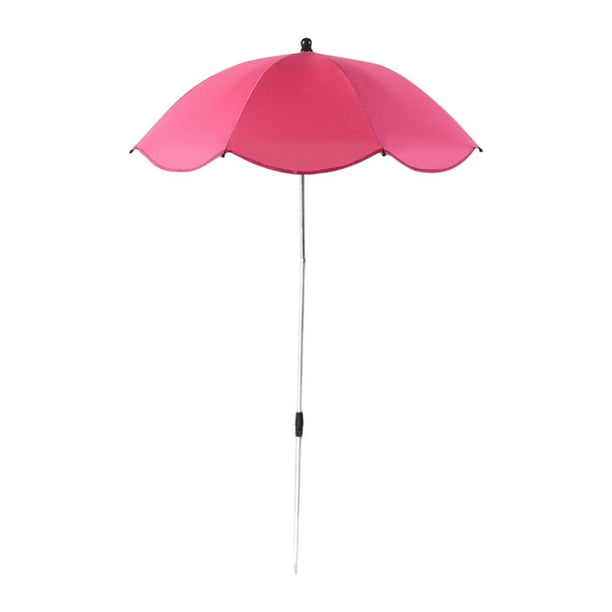 Sombrilla para plantas de exterior multiusos reutilizable fácil instalación telescópica para plantas Rosa rojo