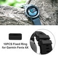 thumbnail image 1 of 10 Uds correa de reloj de silicona anillo de retención de soporte de bucle para Garmin Fenix ​​6X, 1 of 6