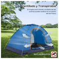 thumbnail image 4 of Tiendas Casa Campaña  Bloosom 3 Personas/gran Espacio /fácil Instalar Azul Claro, 4 of 4