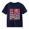 thumbnail image 4 of Shadoumai 100 Days of School Shirt for Girls: 100th Day Shirts Kids Toddler Kindergarten Shirt Happy 100 Day Celebration Tee Tops, 4 of 4