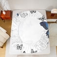 thumbnail image 5 of Castle Fairy Boys Girls Boho Mandala Butterflies Full Size Sheets 4-Piece,Bohemian Hippie Theme Breathable Bed Sheets,Traditional Floral Flower Sheet Sets,Spring Garden Sheet Sets, 5 of 7