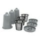 thumbnail image 2 of 3 cápsulas K reutilizables, fáciles de usar, rellenables, filtros de café individuales, taza reutilizable gris, 2 of 9