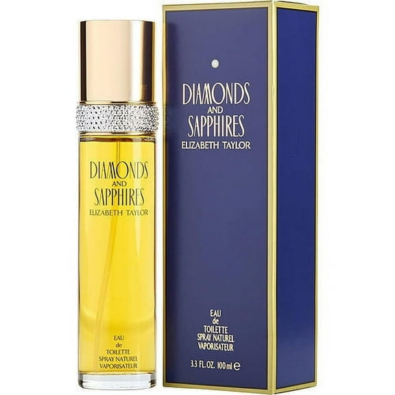 Elizabeth Taylor DIAMONDS & SAPHIRES Eau De Toilette Spray 3.4 oz for Women