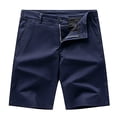 thumbnail image 4 of Guluxicc Men's Cotton Golf Shorts with Multi Pockets Button Front Business Casual Short Pants Summer Casual Outfits, 4 of 5