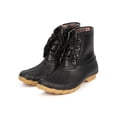 thumbnail image 5 of New Women Refresh Hunter-06 Leatherette Two Tone Mix Media Lace Up Duck Boot, 5 of 5
