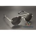 thumbnail image 3 of BURBERRY BE3151 100587 Silver Dark Grey 60 mm Women's Sunglasses, 3 of 6