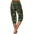 thumbnail image 4 of LIBRCLO Capri Pants for Women 2026 Camouflage Soft High Waisted Pants with Pockets Outdoor Sports Workout Casual Trousers, 4 of 6
