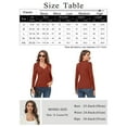 thumbnail image 4 of Women's V Neck Criss Cross Twisted Front Knitted Sweater, 4 of 4