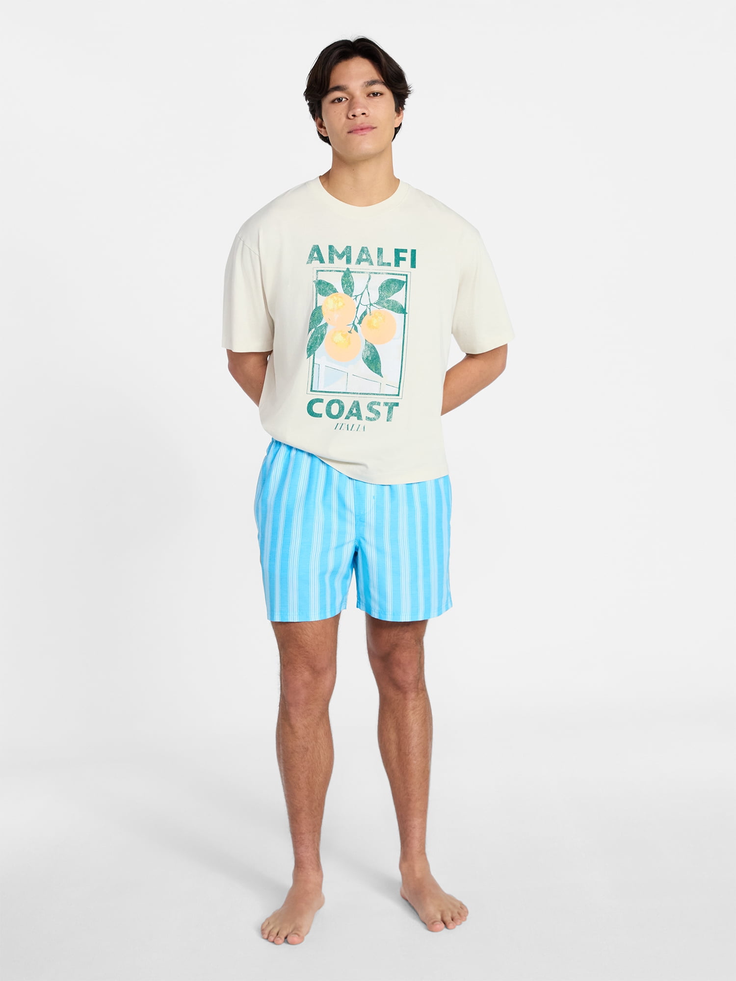 No Boundaries Swim Trunks, 5" Inseam, Men's S-5XL