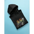 thumbnail image 3 of Embroidery Birds  Hoodie Women -Image by Shutterstock, Female XX-Large, 3 of 4
