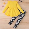 thumbnail image 5 of HCNTES Baby Girl Clothes Winter Girl Clothes Girls Sets Girl Winter Clothes Toddler Graphic Bow Crewneck Sweatshirts + Joggers Pants Set, 5 of 7