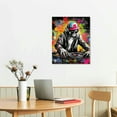 thumbnail image 2 of COMIO Graffiti Wall Art DJ Monkey Painting Banksy Gorilla Canvas Music Picture Pop Art Wall Decor 12x16 inch, 2 of 4